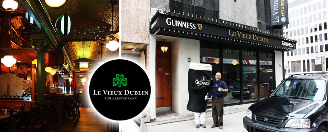 LE VIEUX/ THE OLD DUBLIN PUB & RESTURANT — Ville-Marie, Montreal