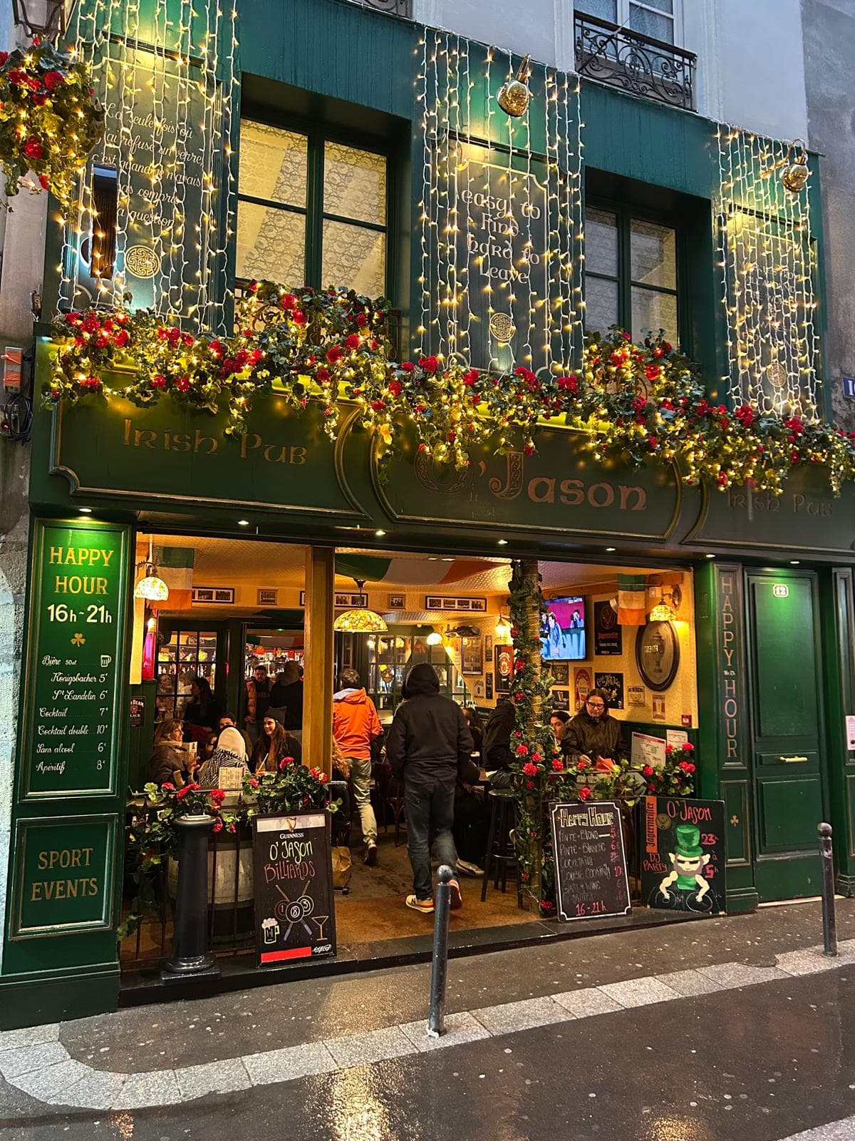 O'Jason Irish Pub | DJ & Sports Bar — Paris