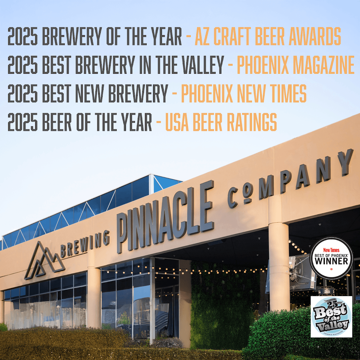Pinnacle Brewing Company — Scottspark Business Center, Phoenix