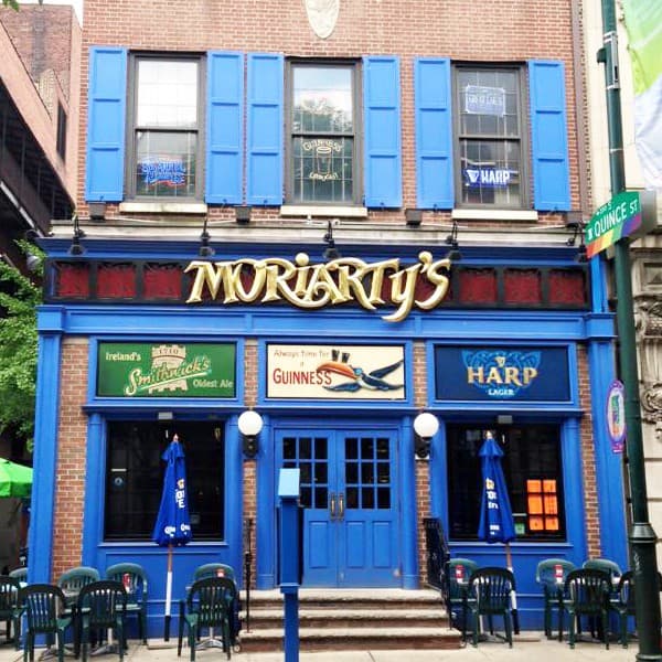 Moriarty's Restaurant — Washington Square West, Philadelphia