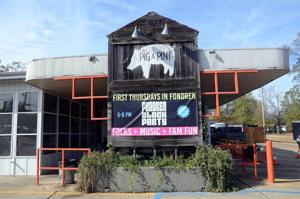The Pig & Pint — Fondren, Jackson